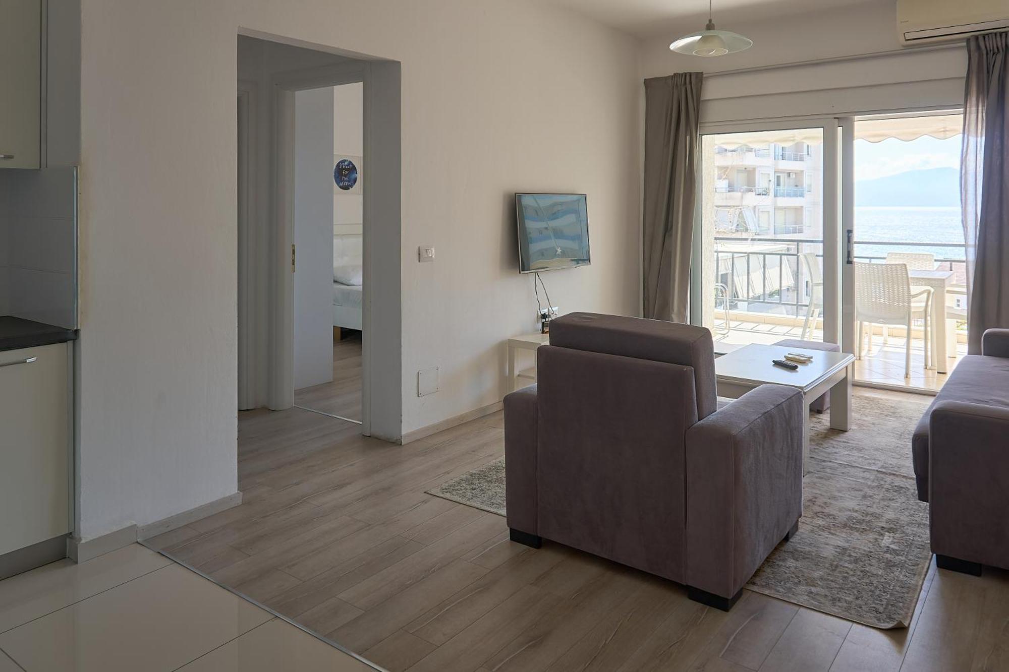 Morina Sea View Apartment Sarandë Buitenkant foto