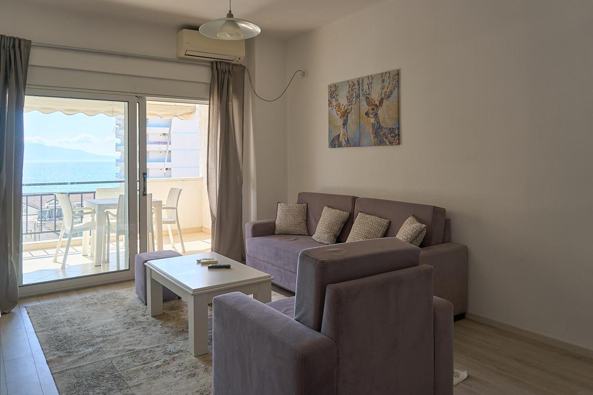 Morina Sea View Apartment Sarandë Buitenkant foto